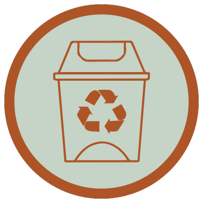 Dustbins with Recycling Compartment